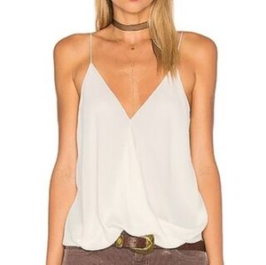 Theory "Kashya" tank top in off white